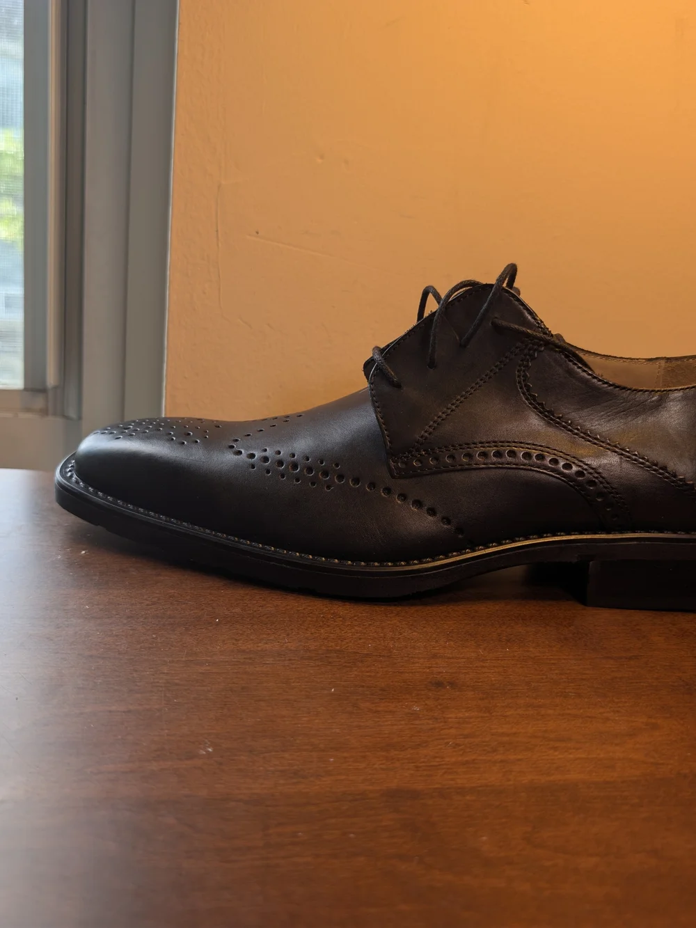 Cole Haan polished black